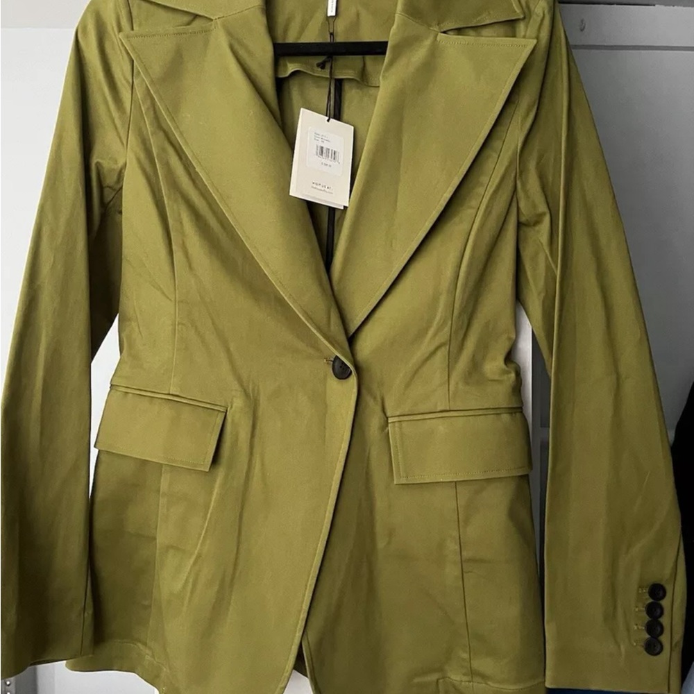 lita by ciara Blazer Olive Green Size Xs